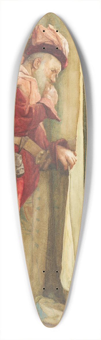 Frederick William Davis - Falstaff; I will esconce me behind the Arras 39.3 inch art pintail longboard deck