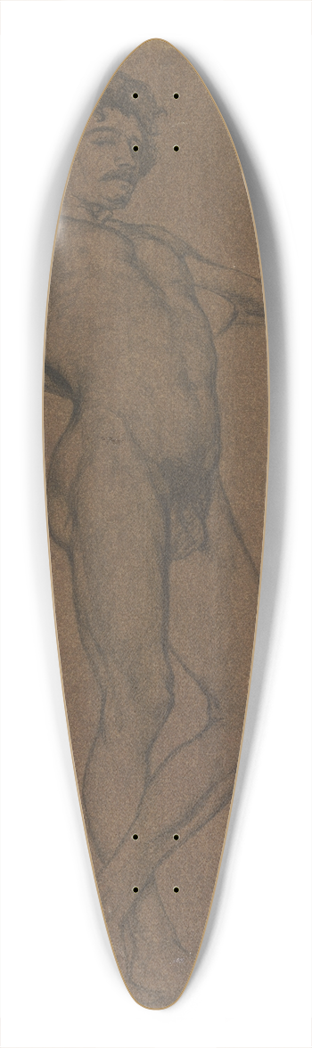 Frederic Leighton - Male nude 39.3 inch art pintail longboard deck