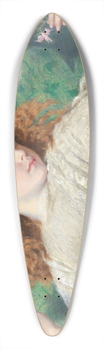 Frederic William Burton - Dreams 39.3 inch art pintail longboard deck