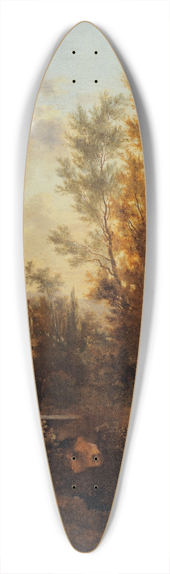 Frederik de Moucheron - Le Dpart pour la chasse 39.3 inch art pintail longboard deck
