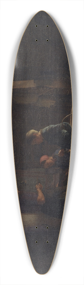 Frederik Vermehren - To tiggerbrn i et bondekkken 39.3 inch art pintail longboard deck