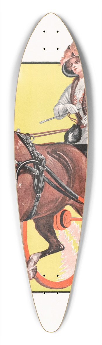 Fred Tolman - Winsome 39.3 inch art pintail longboard deck