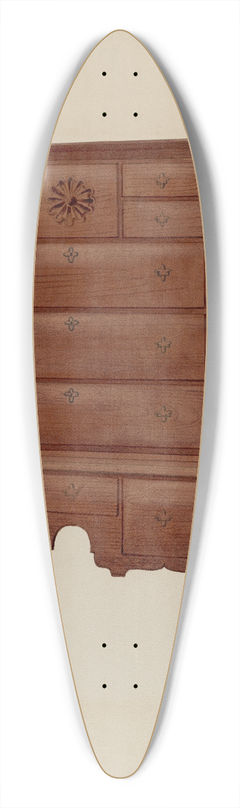 Fred Weiss - Highboy 39.3 inch art pintail longboard deck
