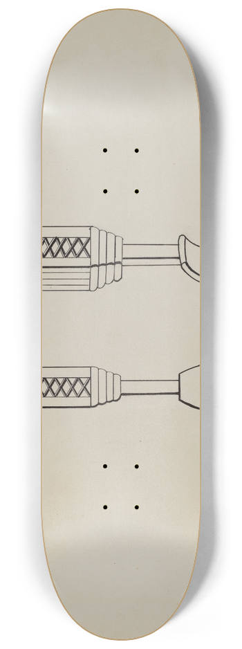 John R. Towers - Pickle Fork 8.25 inch art skate deck