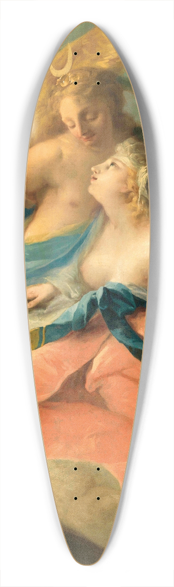 French School - Diana saving Iphigenia 39.3 inch art pintail longboard deck
