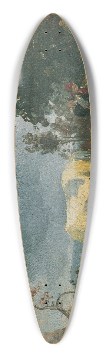 Friedrich August Matthias Gauermann - Ein Schimmel auf der Heide 39.3 inch art pintail longboard deck