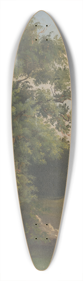 Friedrich Carl von Scheidlin - In the Forest 39.3 inch art pintail longboard deck