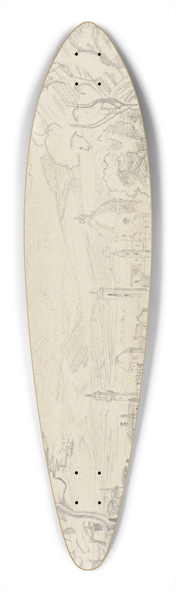 Friedrich Metz - View on Florence 39.3 inch art pintail longboard deck