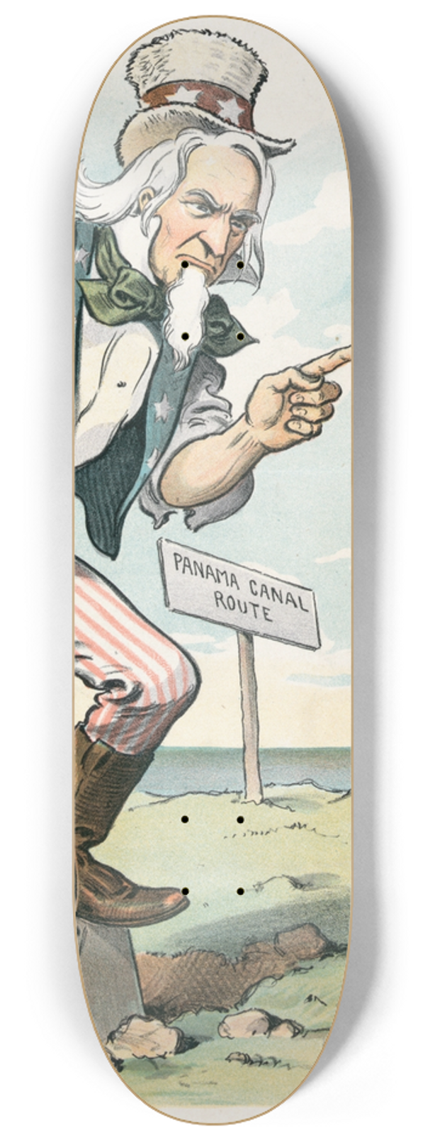 John Samuel Pughe - His neighborly suggestion 8.25 inch art skate deck