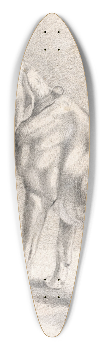 Friedrich Voltz - Sitzender Jagdhund 39.3 inch art pintail longboard deck