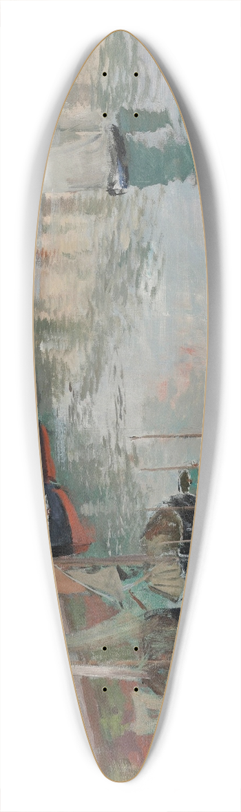 Frits Thaulow - Dieppe 39.3 inch art pintail longboard deck