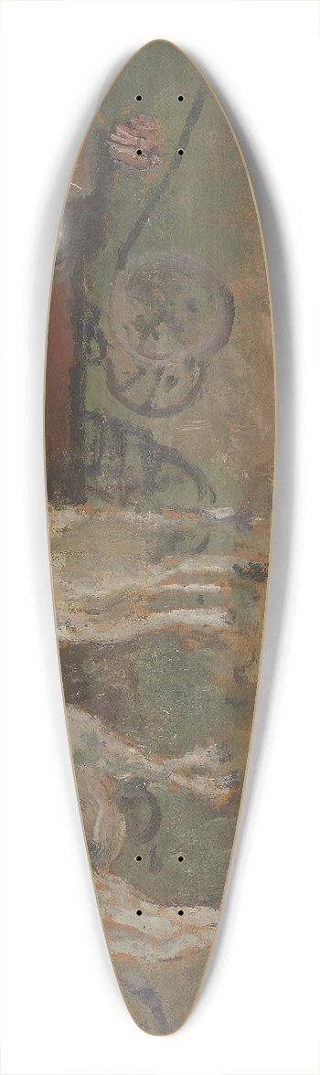 Frits Thaulow - From Brittany 39.3 inch art pintail longboard deck