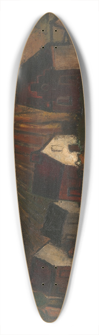 Frits van den Berghe - Landschap 39.3 inch art pintail longboard deck
