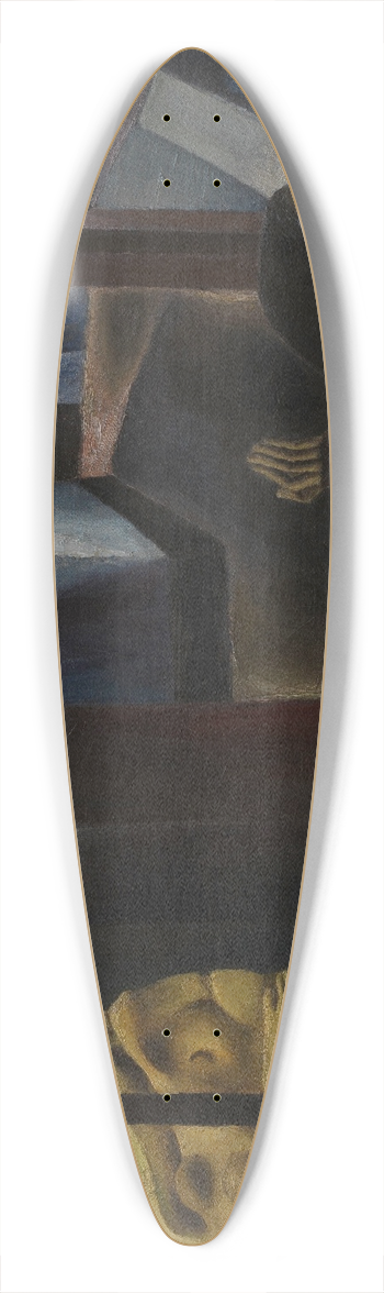 Frits van den Berghe - Life 39.3 inch art pintail longboard deck