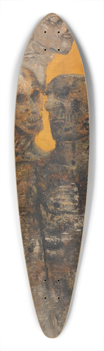 Frits van den Berghe - The Stone Age 39.3 inch art pintail longboard deck