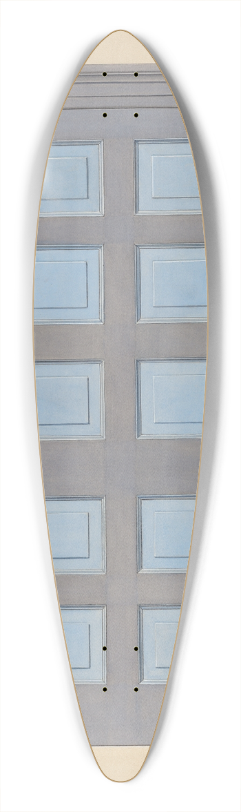 Fritz Boehmer - Zoar Door 39.3 inch art pintail longboard deck