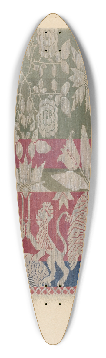 Fritz Boehmer - Zoar Jacquard Coverlet 39.3 inch art pintail longboard deck