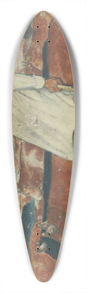 Fritz Erler - Viehhirte 39.3 inch art pintail longboard deck