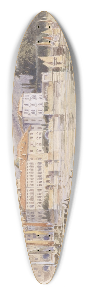 Fritz Lach - Riva 39.3 inch art pintail longboard deck