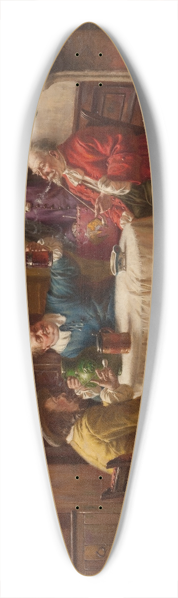 Fritz Wagner - Gentlemens Conversation 39.3 inch art pintail longboard deck