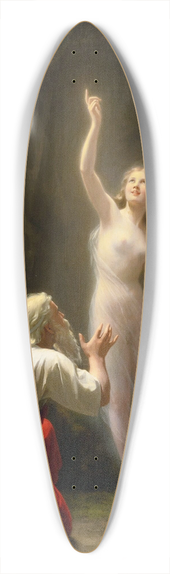 Fritz Zuber-Bhler - La Source 39.3 inch art pintail longboard deck