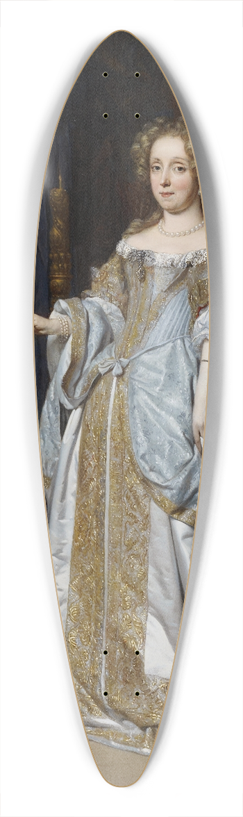 Gabriel Metsu - Lucia Wijbrants 39.3 inch art pintail longboard deck