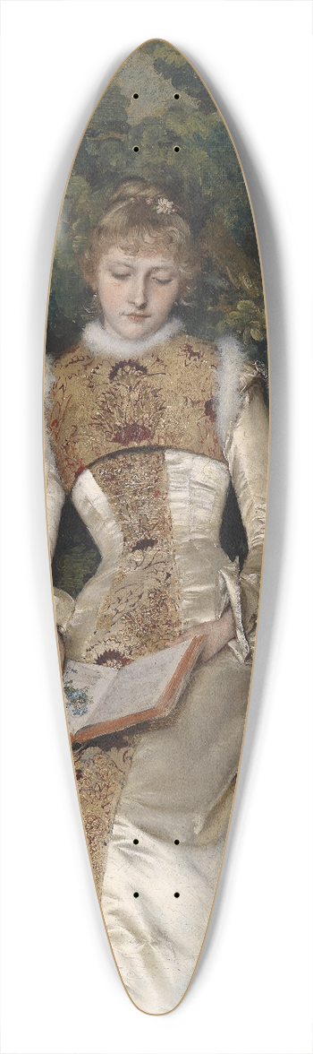 Gabriel Schachinger - Das Vergissmeinnicht 39.3 inch art pintail longboard deck