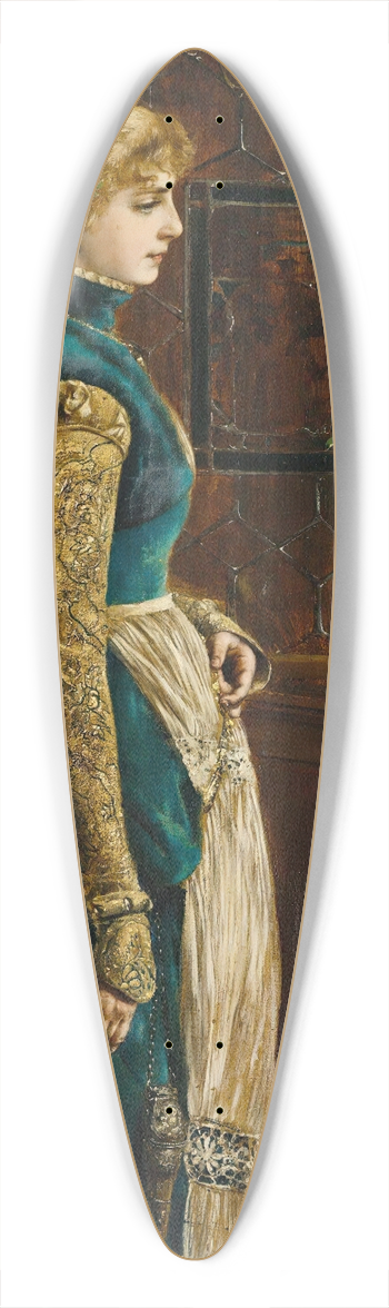 Gabriel Schachinger - Through The Window Fondly Looking 39.3 inch art pintail longboard deck