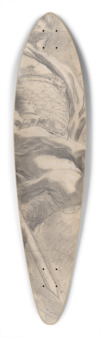 Gaetano Gandolfi - Joshua 39.3 inch art pintail longboard deck