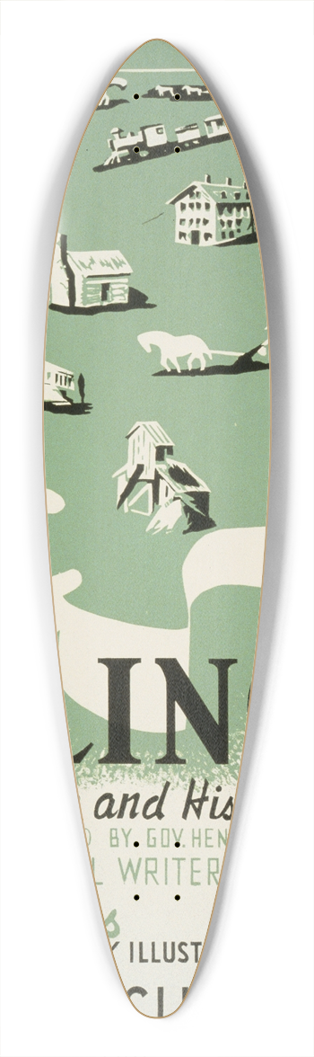 Galic - Illinois, A descriptive and historical guide 39.3 inch art pintail longboard deck