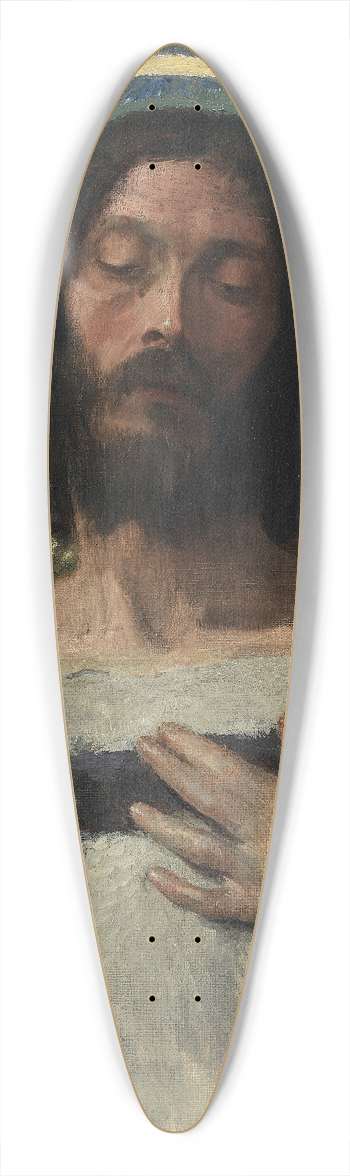 Gari Melchers - Christ 39.3 inch art pintail longboard deck