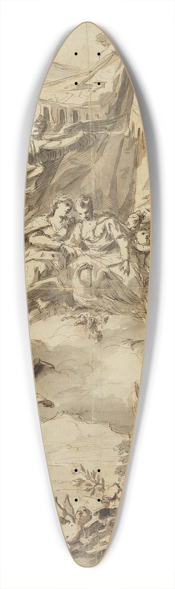 Gaspare Diziani - Floras triumpf 39.3 inch art pintail longboard deck