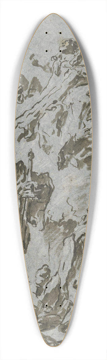 Gaspare Diziani - Himmelfahrt Mariens mit zwei Heiligen 39.3 inch art pintail longboard deck