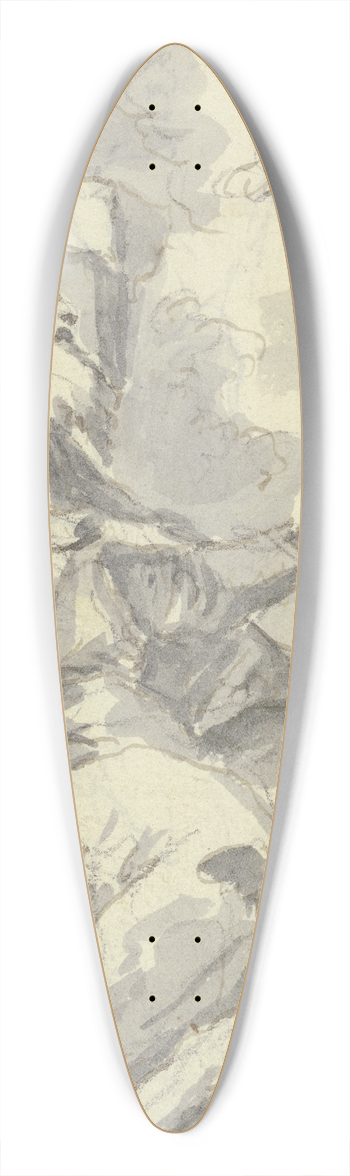 Gaspare Diziani - Holy bishop 39.3 inch art pintail longboard deck