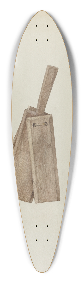 Geoffrey Holt - Clapper 39.3 inch art pintail longboard deck