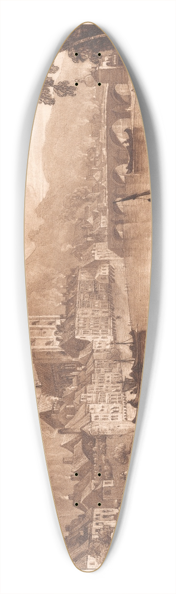 George Arnald - Dinant 39.3 inch art pintail longboard deck