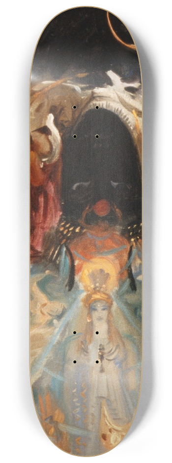 John Singer Sargent - Astarte 8.25 inch art skate deck