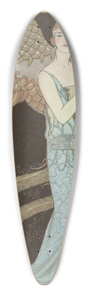 George Barbier - Sortilges ; Robe du soir, de Beer 39.3 inch art pintail longboard deck