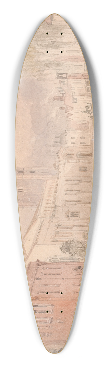 George Bryant Campion - Dedham 39.3 inch art pintail longboard deck