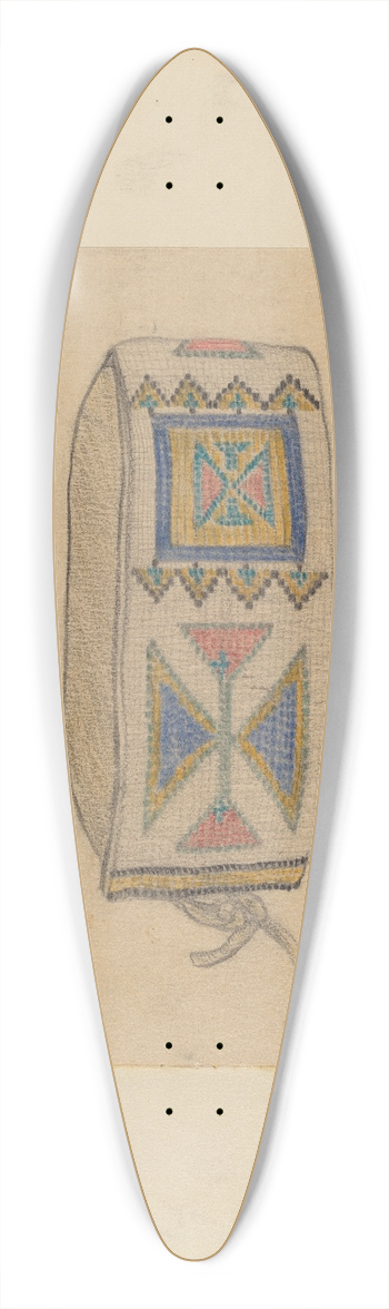 George B. Wally - Armband 39.3 inch art pintail longboard deck