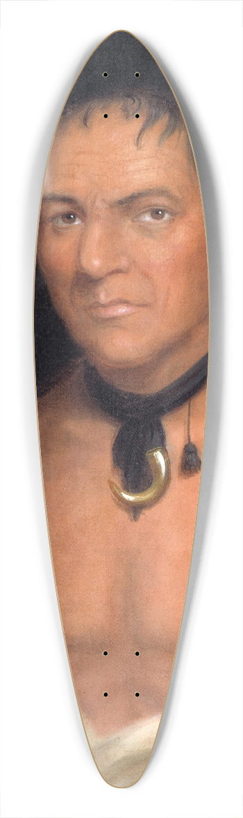 George Catlin - Co-Sne-Boin 39.3 inch art pintail longboard deck