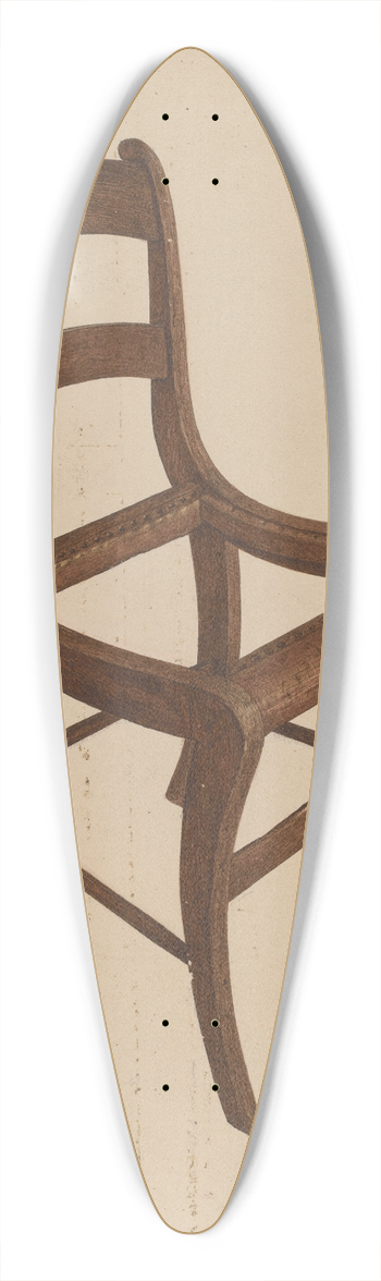 George C. Brown - Chair (frame) 39.3 inch art pintail longboard deck