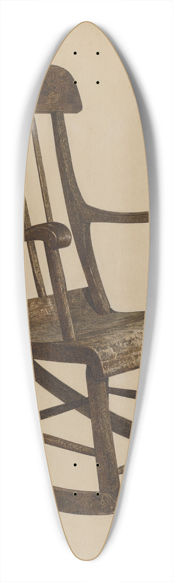 George C. Brown - Rocker 39.3 inch art pintail longboard deck