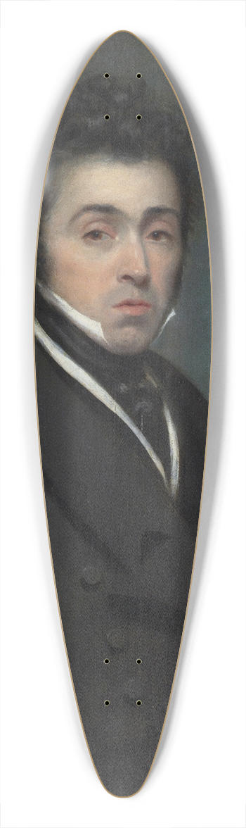 George Chinnery - An Unknown Man 39.3 inch art pintail longboard deck