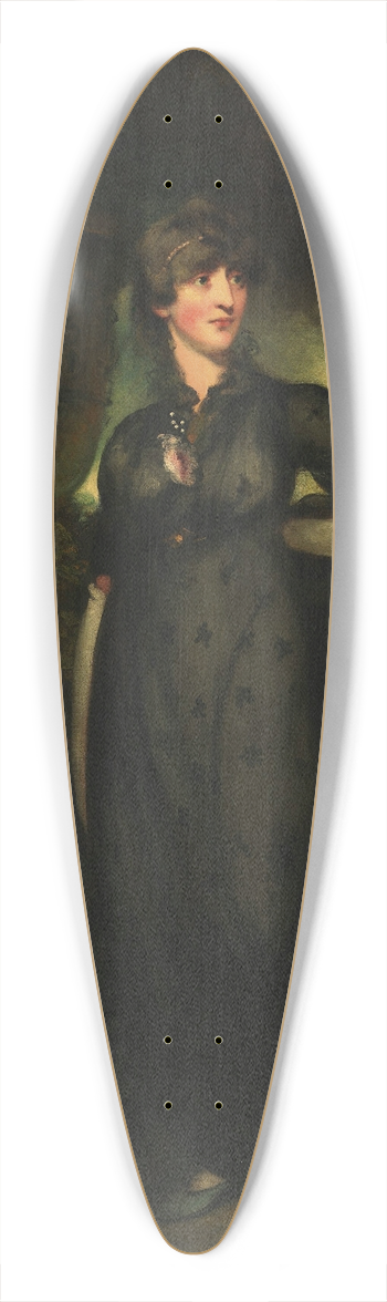 George Chinnery - Mrs. Whaley 39.3 inch art pintail longboard deck