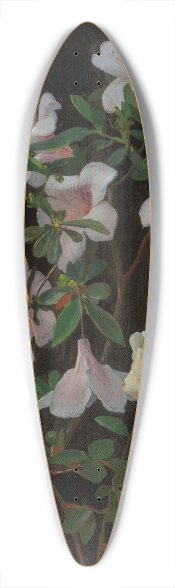 George Cochran Lambdin - Spring Blossoms 39.3 inch art pintail longboard deck