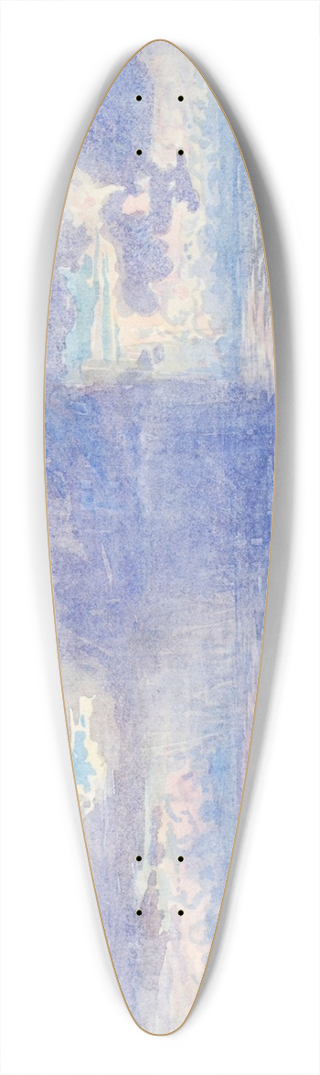 George Elbert Burr - Venice 39.3 inch art pintail longboard deck