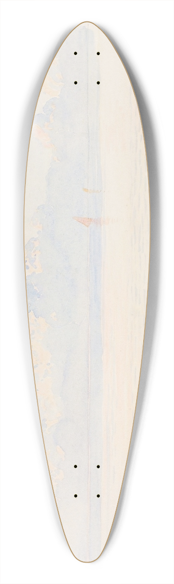 George Elbert Burr - Venice II 39.3 inch art pintail longboard deck