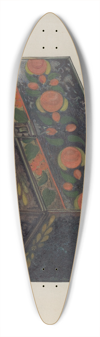 George File - Tin Oblong Box 39.3 inch art pintail longboard deck
