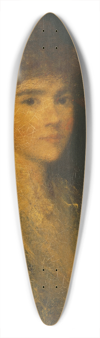 George Fuller - Ideal Head 39.3 inch art pintail longboard deck